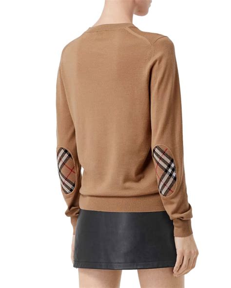 burberry bempton elbow patch sweater|Burberry Bempton Elbow Patch Sweater .